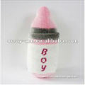 UW-139 Special pink cotton boy nursing bottle toy for dogs and cats